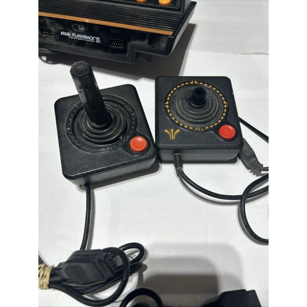 Lot of 3 Atari Flashback Consoles Flashback 2 Flashback 5 Controllers As-Is Part